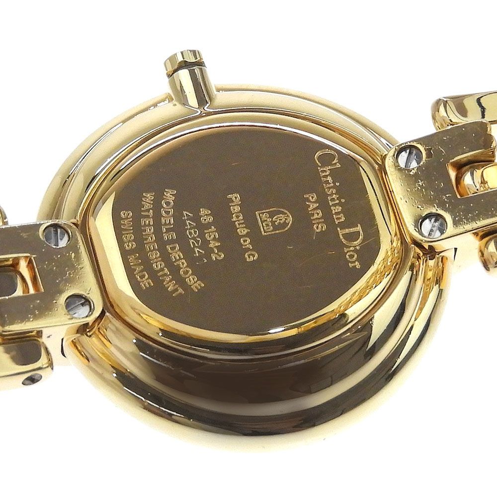 Dior Bakira Stainless Steel Quartz Analog Display Black Dial Watch — view 6