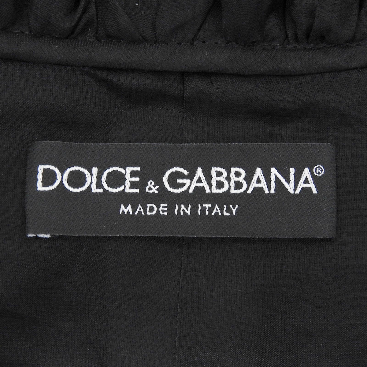 Dolce & Gabbana Lining Silk 100% Floral Jacquard Bolero Jacket Black 40 — view 6