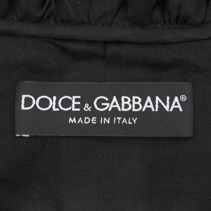 Dolce & Gabbana Lining Silk 100% Floral Jacquard Bolero Jacket Black 40 — view 6