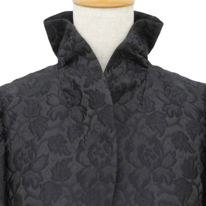 Dolce & Gabbana Lining Silk 100% Floral Jacquard Bolero Jacket Black 40 — view 3