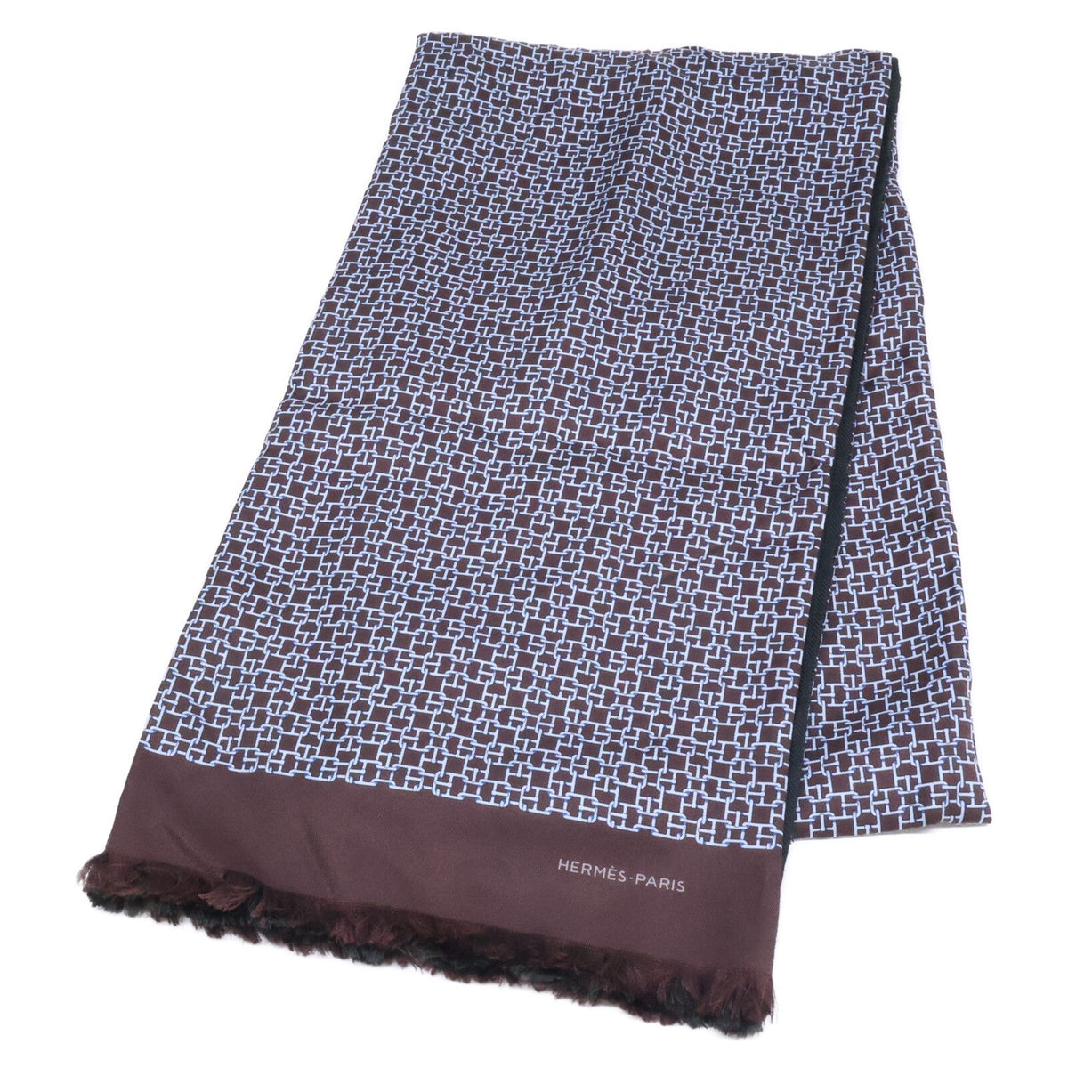 Hermes All Over Print Silk Wool
