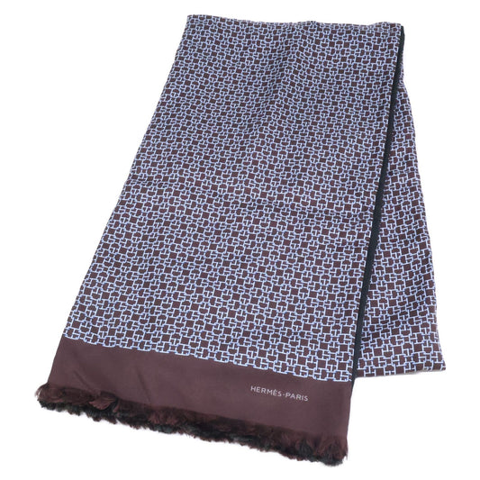 Hermes All Over Print Silk Wool