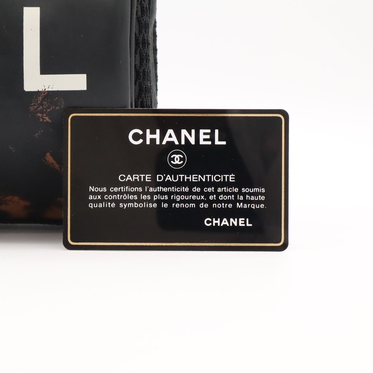 Chanel Sports Line Logo CC Mini Shoulder Bag Cylindrical Rubber Black — view 8