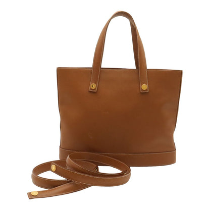 Hermes Sellier Sorbonne 35 Tote Bag 2-Way Shoulder Veau Epsom Gold Brown