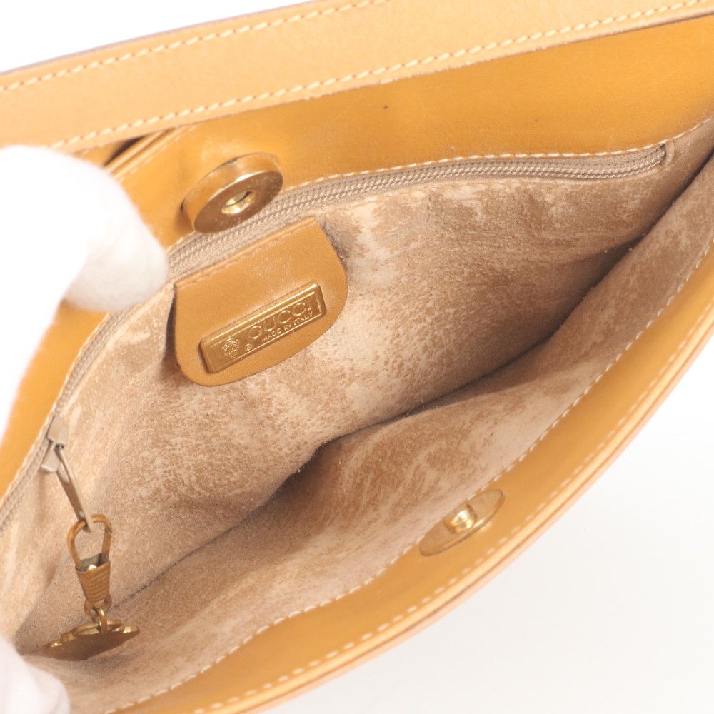 Gucci Vintage Micro GG 007 14 Leather Shoulder Bag — view 8