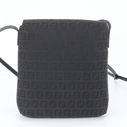 Fendi Zucchino Leather Mamma Bucket Shoulder Bag Crossbody Black — view 3