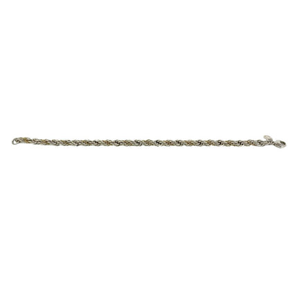 Tiffany & Co Vintage Twisted Rope Bracelet Silver 18K Yellow Gold — view 6
