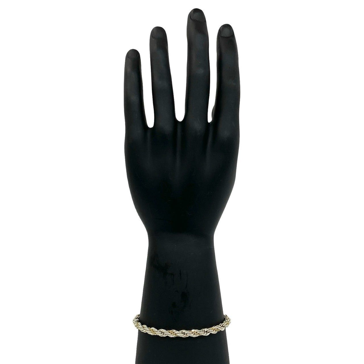 Tiffany & Co Vintage Twisted Rope Bracelet Silver 18K Yellow Gold — view 2