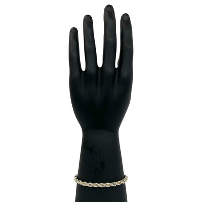 Tiffany & Co Vintage Twisted Rope Bracelet Silver 18K Yellow Gold — view 2