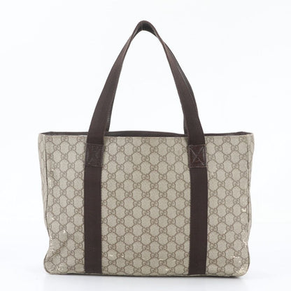 Gucci GG Supreme Leather Tote Bag Shoulder Business Document — view 3