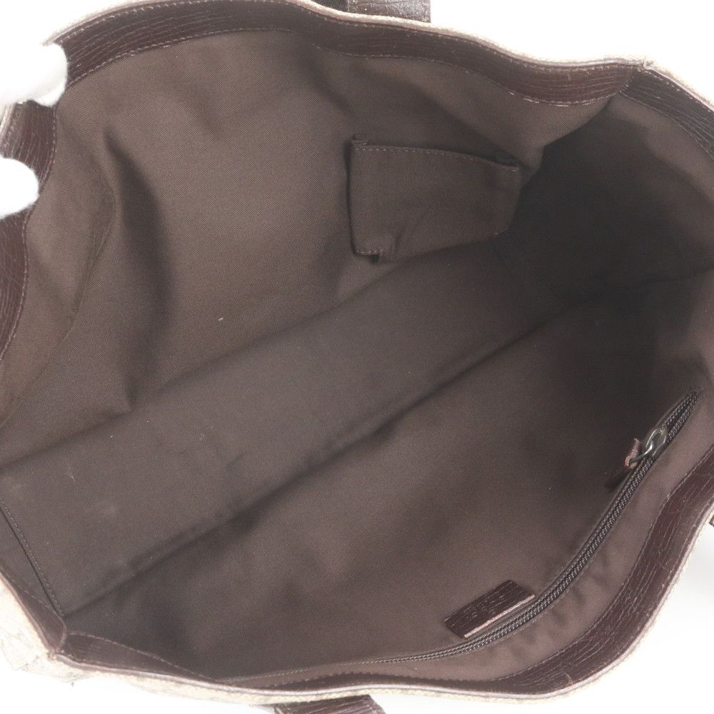 Gucci GG Supreme Leather Tote Bag Shoulder Business Document — view 7