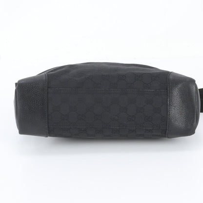 Gucci GG Canvas Leather Shoulder Bag Crossbody Messenger Business — view 6