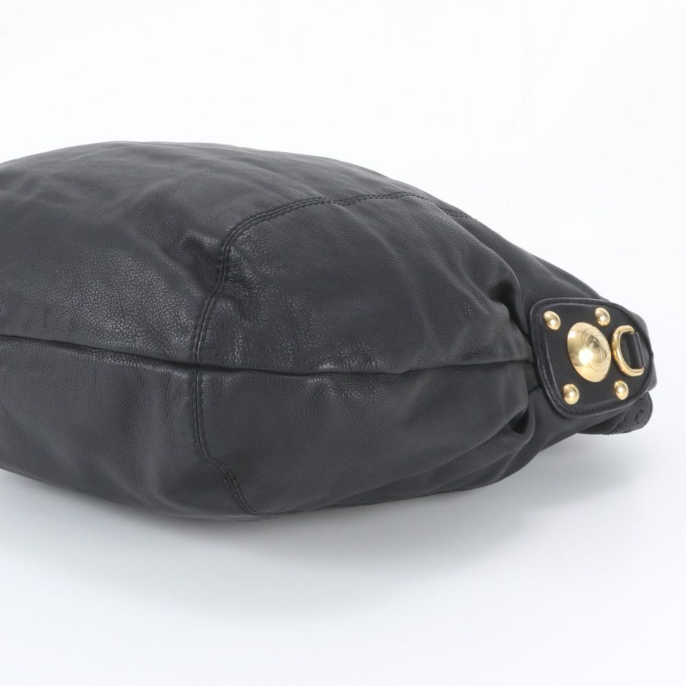 Gucci Hobo Leather Shoulder Handle Black — view 4