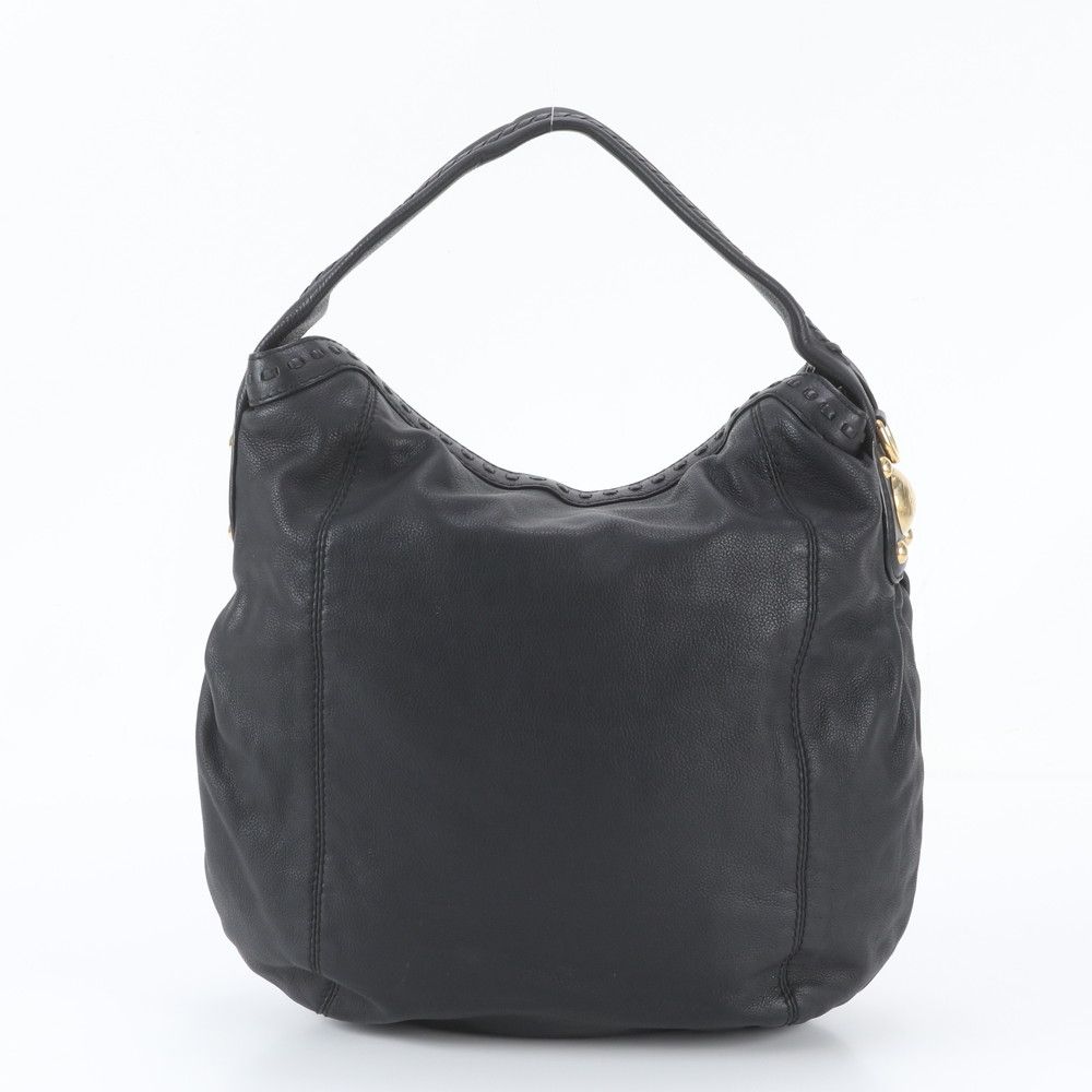 Gucci Hobo Leather Shoulder Handle Black — view 3