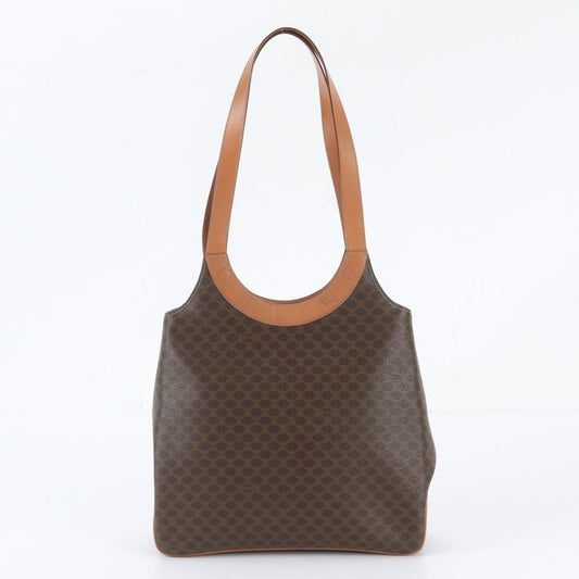 Celine Macadam Leather Tote Bag Shoulder Handle