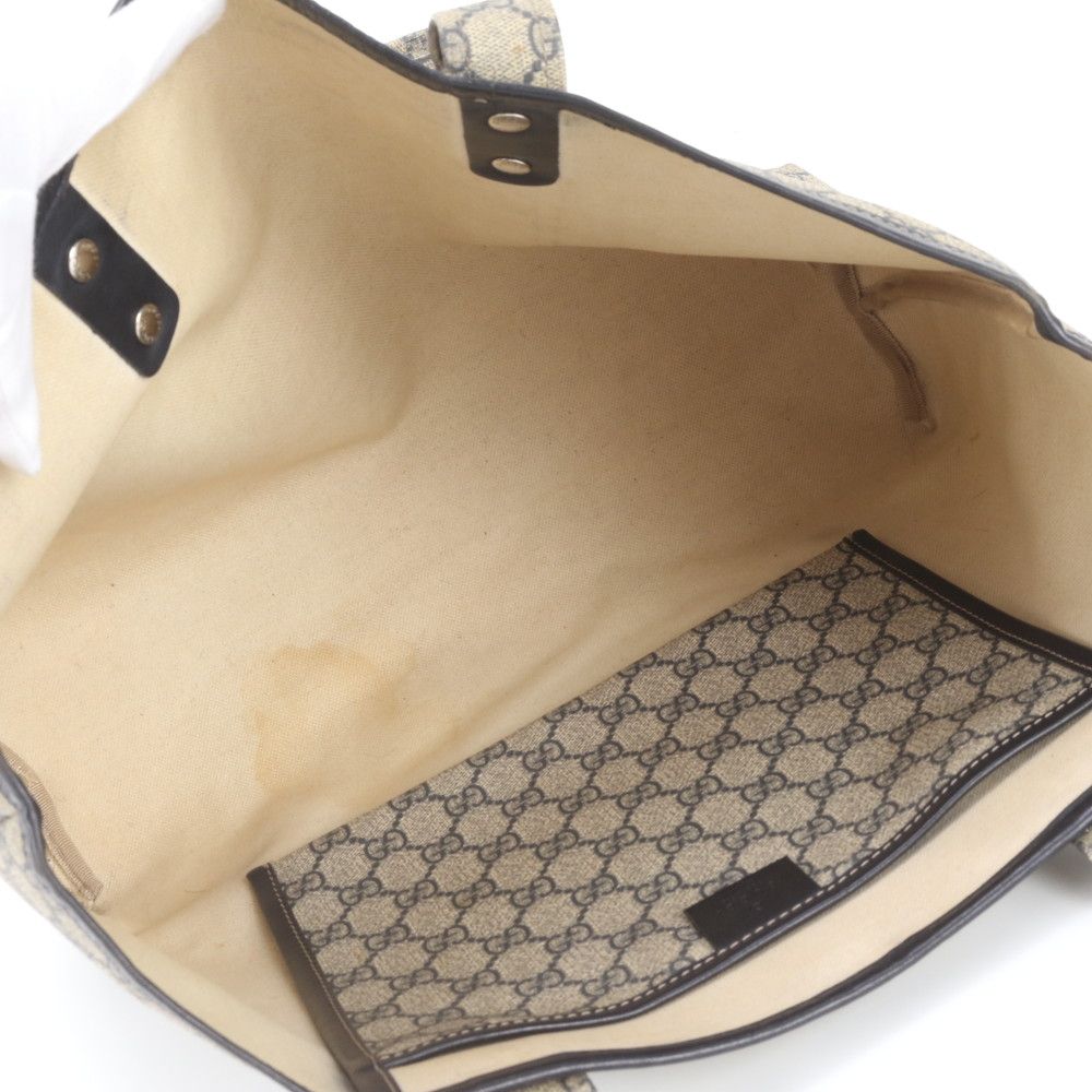 Gucci GG Supreme Leather Tote Bag Shoulder — view 7
