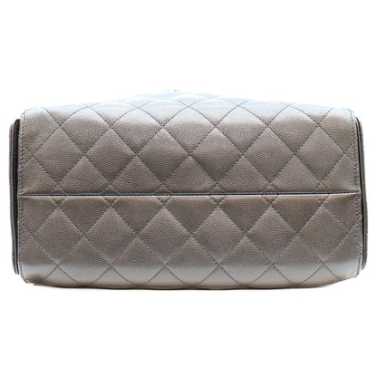 Chanel 25 Caviar Leather Black Small Handbag — view 5