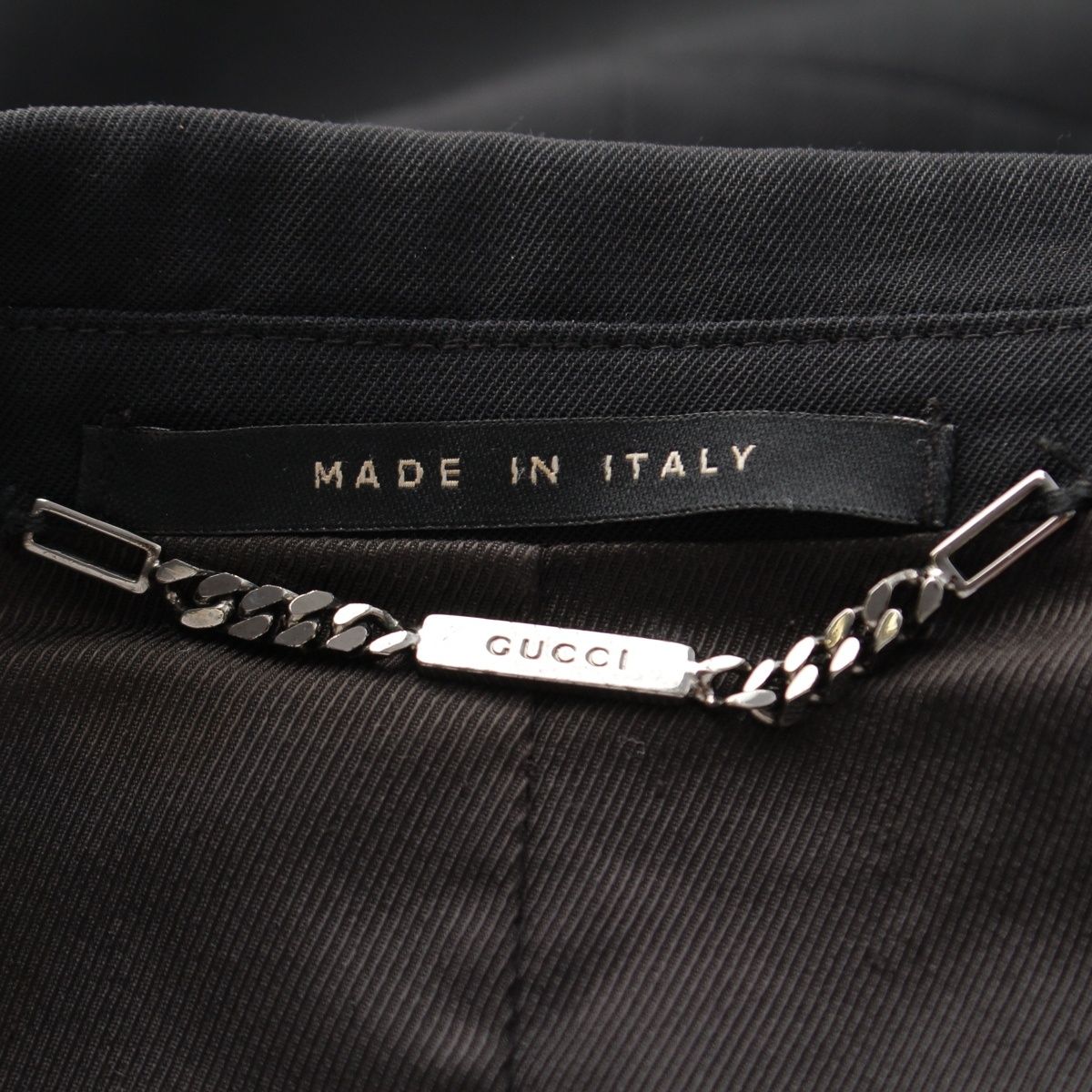 Gucci Tom Ford Era Wool Tailored Jacket Black 40 — view 8