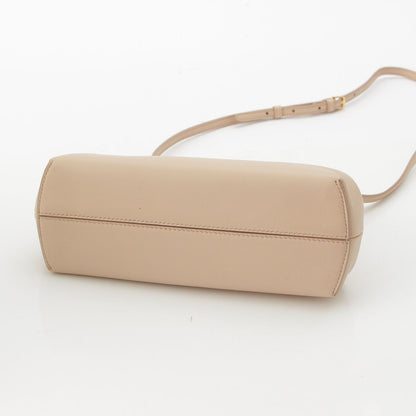 Fendi First Small Leather 2-Way Clutch Shoulder Bag Beige — view 5