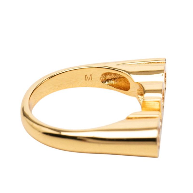 Gucci Logo Ring M Gold Plated — view 5