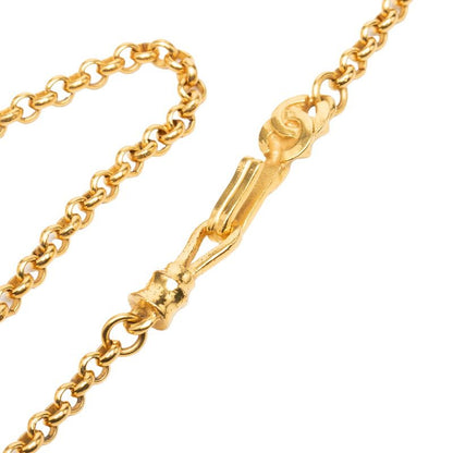 Chanel CC Logo Vintage Teardrop Pendant 97A Stamp Gold Plated — view 3