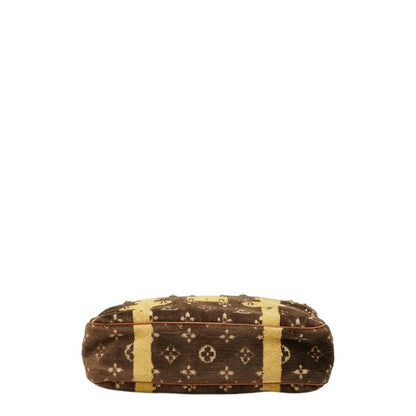 Louis Vuitton Monogram Trompeouille Pochette Accessoires Handbag Brown Velvet — view 3