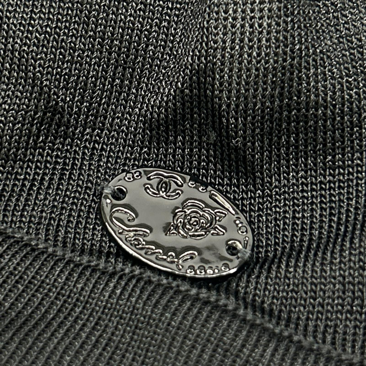 Chanel Black Deformed Cardigan 34