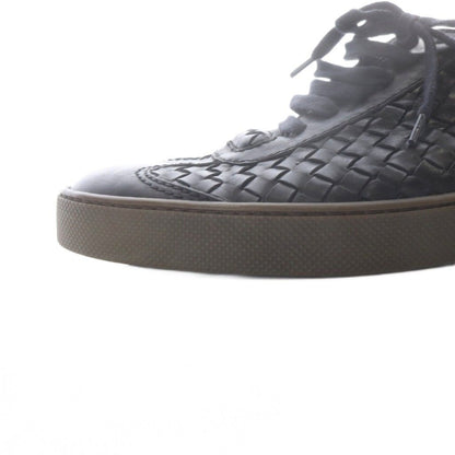 Bottega Veneta Sneakers Leather Braided Lace-up Black — view 5