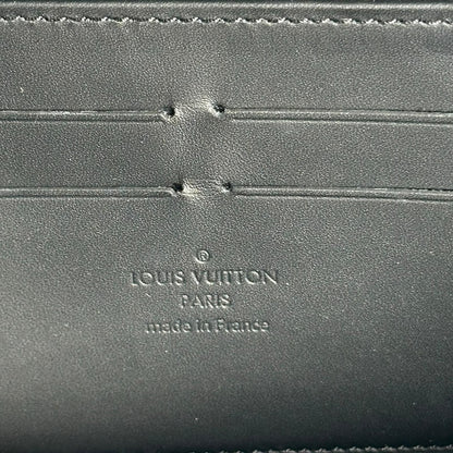 Louis Vuitton Nicolas Ghesquiere Line Zippy Patent Leather Black White Wallet — view 8