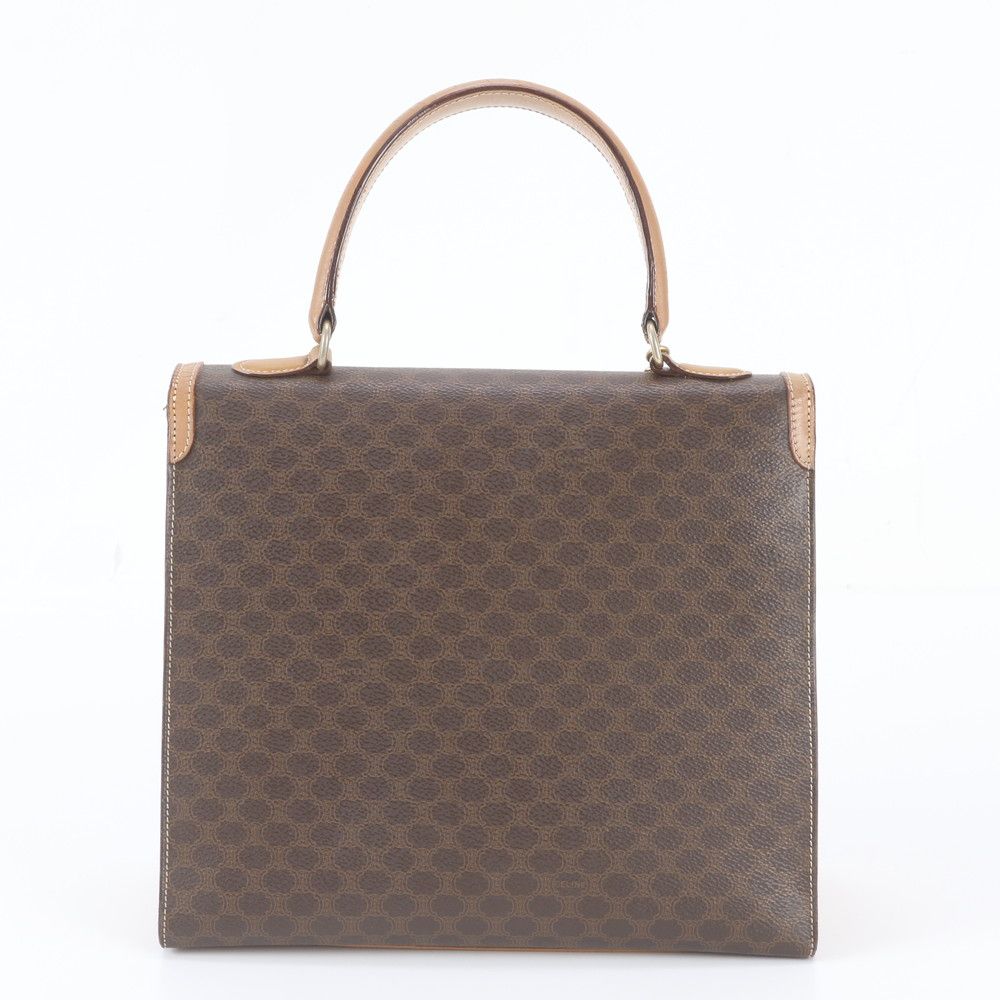 Celine Macadam 2 Leather Handbag Triomphe — view 3