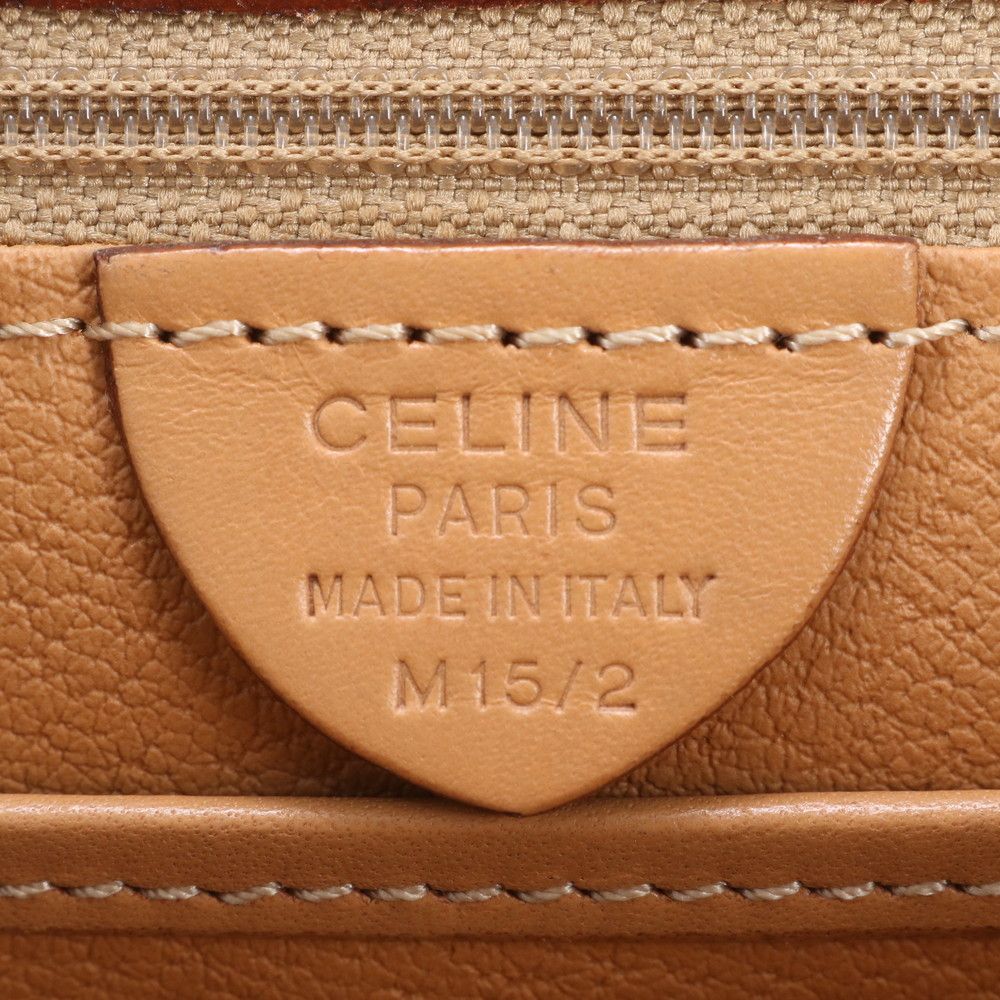 Celine Macadam 2 Leather Handbag Triomphe — view 8