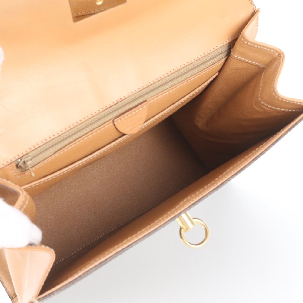 Celine Macadam 2 Leather Handbag Triomphe — view 7