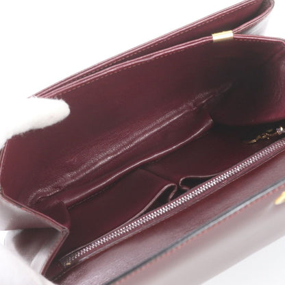 Celine Vintage Triomphe Leather Shoulder Bag — view 7