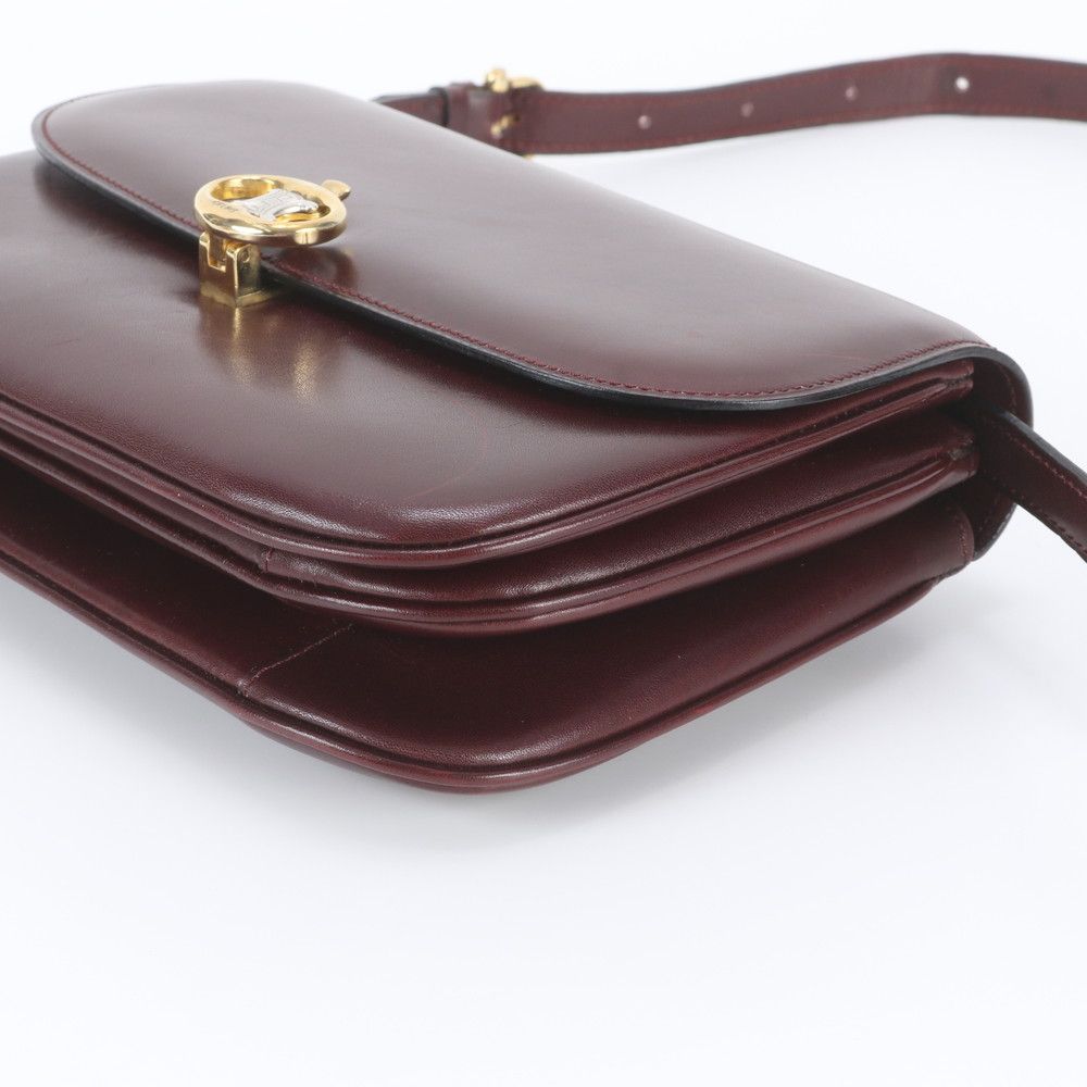 Celine Vintage Triomphe Leather Shoulder Bag — view 4