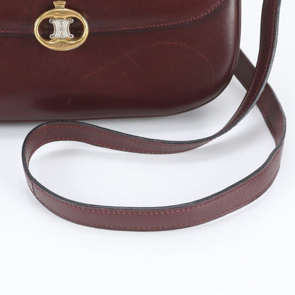 Celine Vintage Triomphe Leather Shoulder Bag — view 2