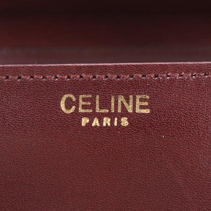 Celine Vintage Triomphe Leather Shoulder Bag — view 8