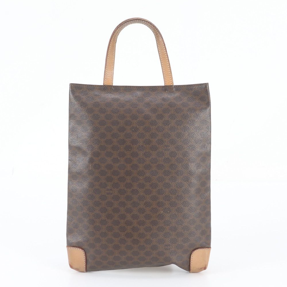 Celine Macadam Leather Tote Bag Shoulder — view 3