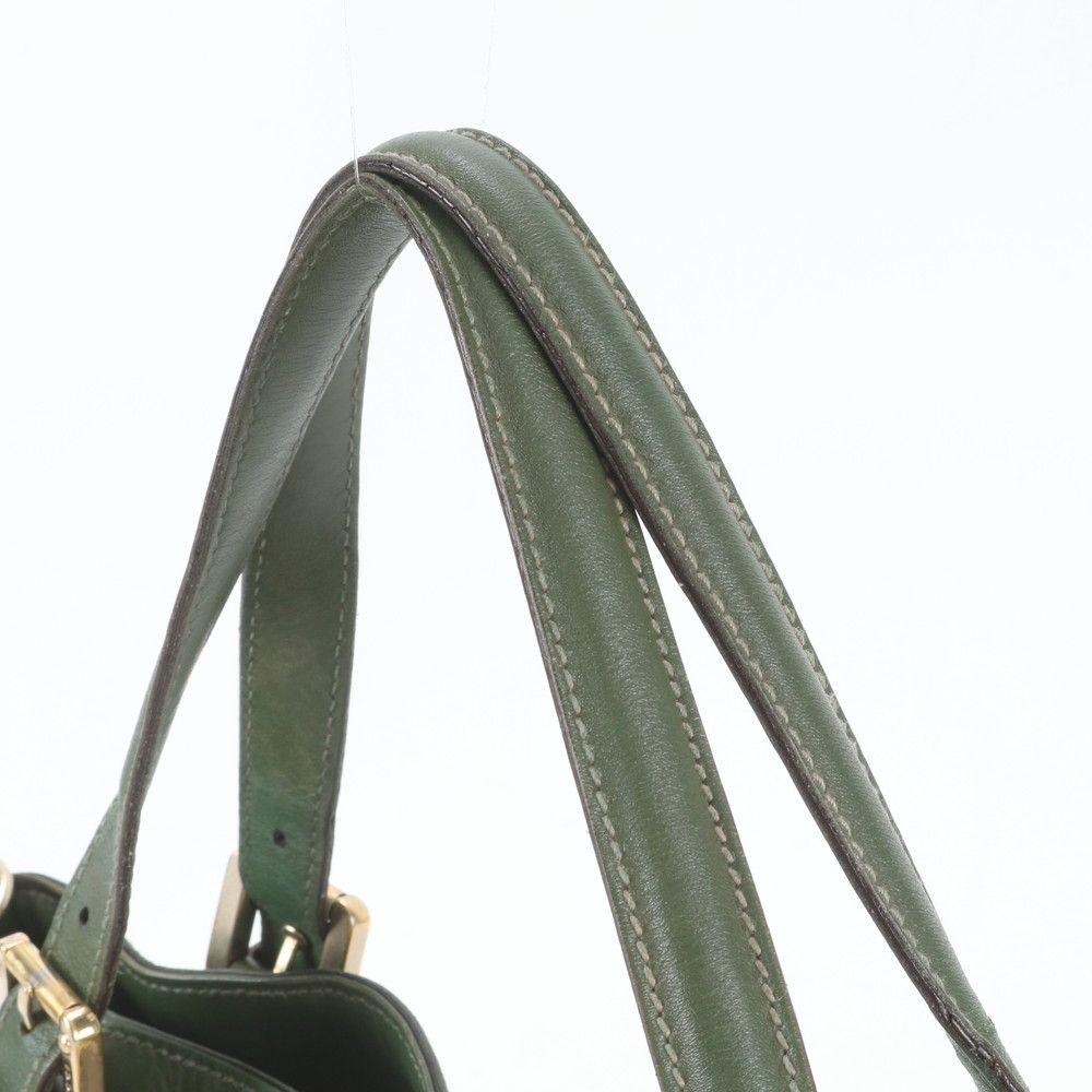 Gucci New Brit Leather 2-Way Shoulder Bag Crossbody Hand — view 2