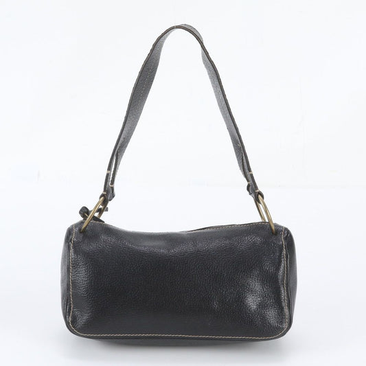Miu Miu Archive Leather Shoulder Bag Hand Black