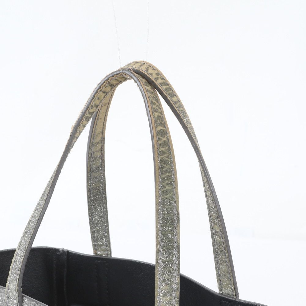 Balenciaga Everyday Tote Bag XXS Leather Shoulder Hand Silver — view 2