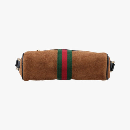 Gucci Ophidia Brown Black Suede Leather — view 3