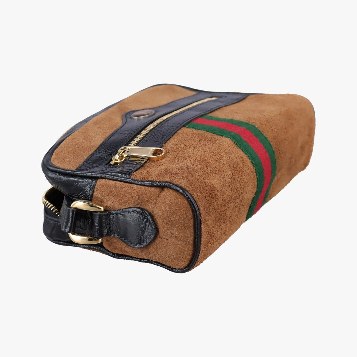 Gucci Ophidia Brown Black Suede Leather — view 5