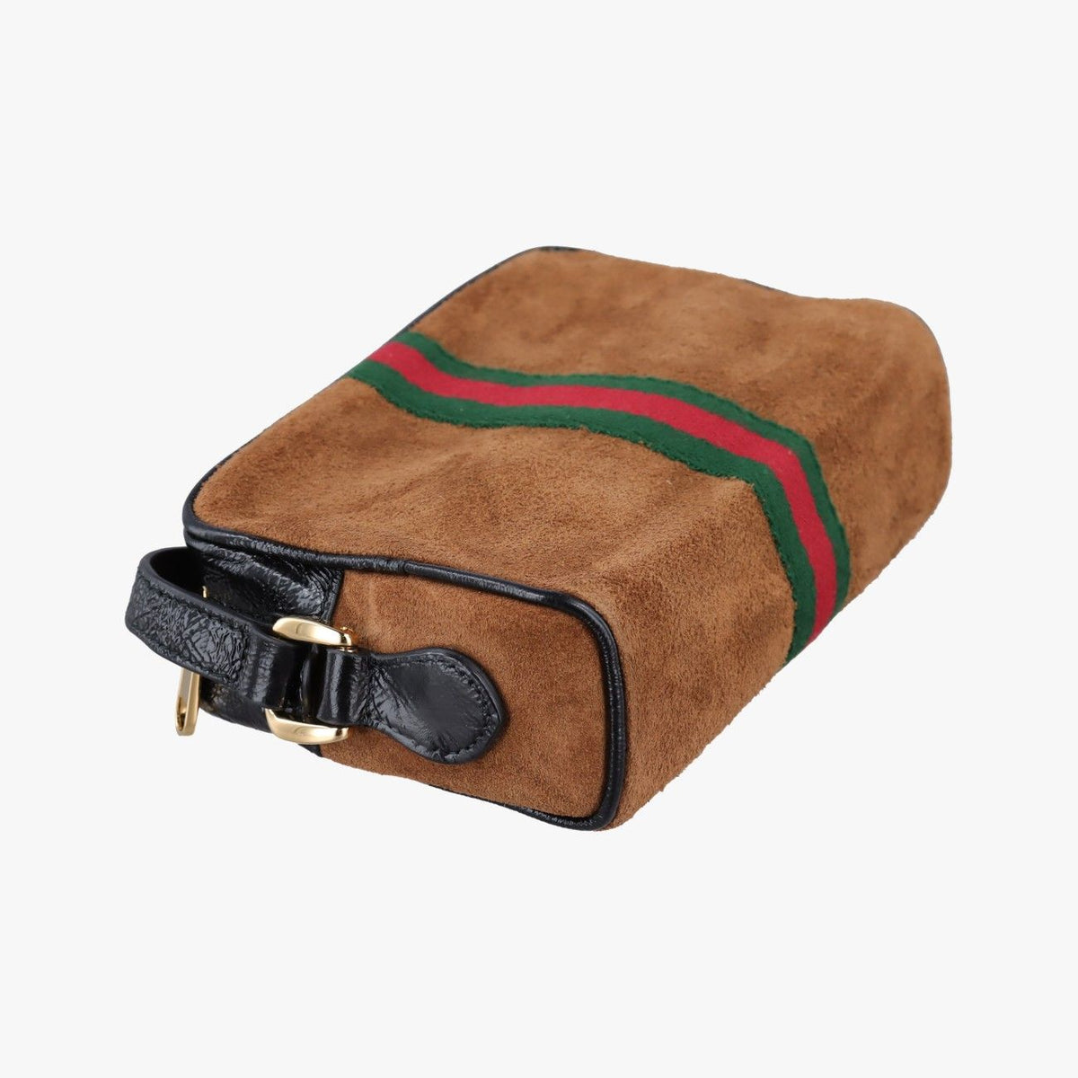 Gucci Ophidia Brown Black Suede Leather — view 7