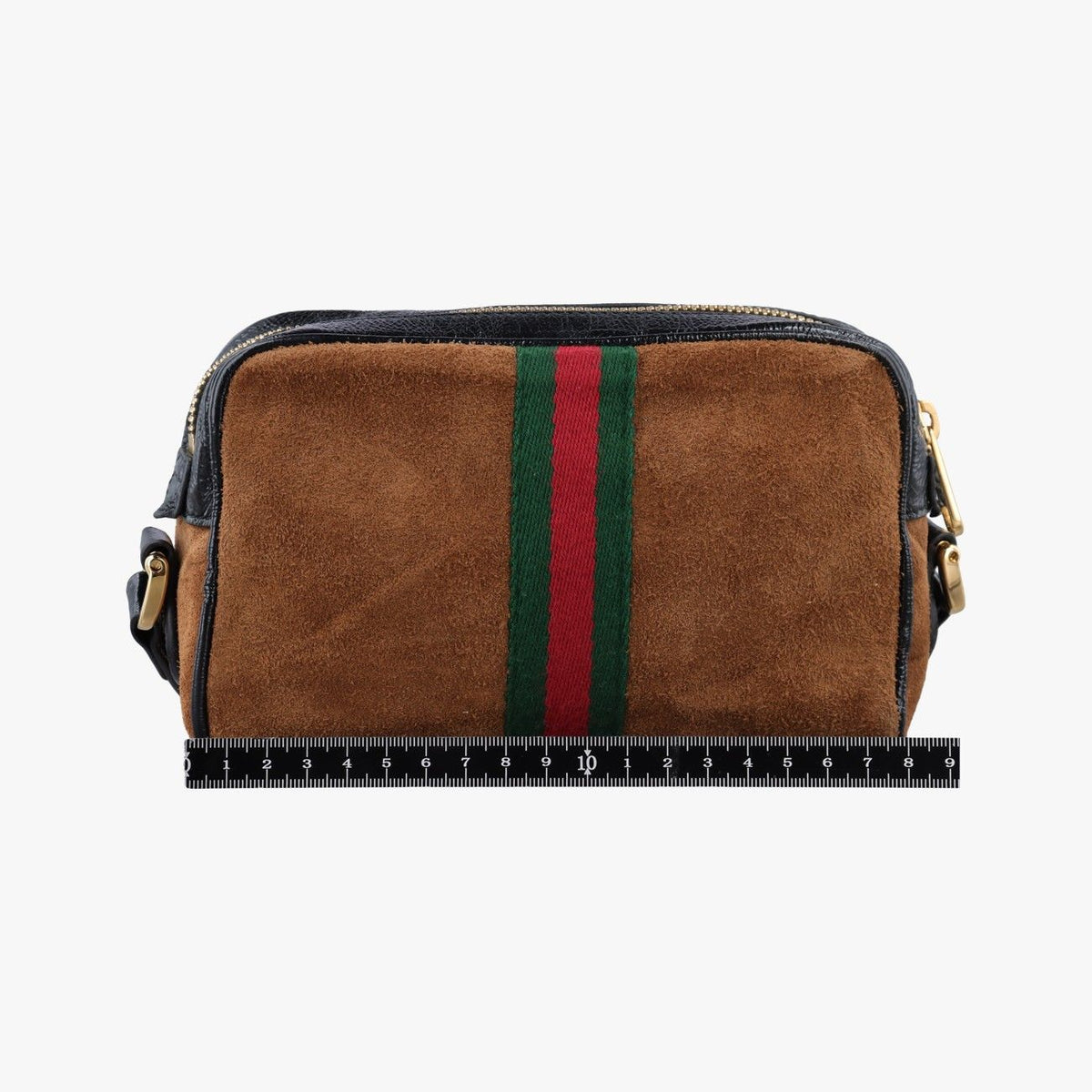 Gucci Ophidia Brown Black Suede Leather — view 2