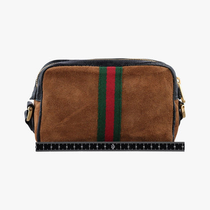 Gucci Ophidia Brown Black Suede Leather — view 2