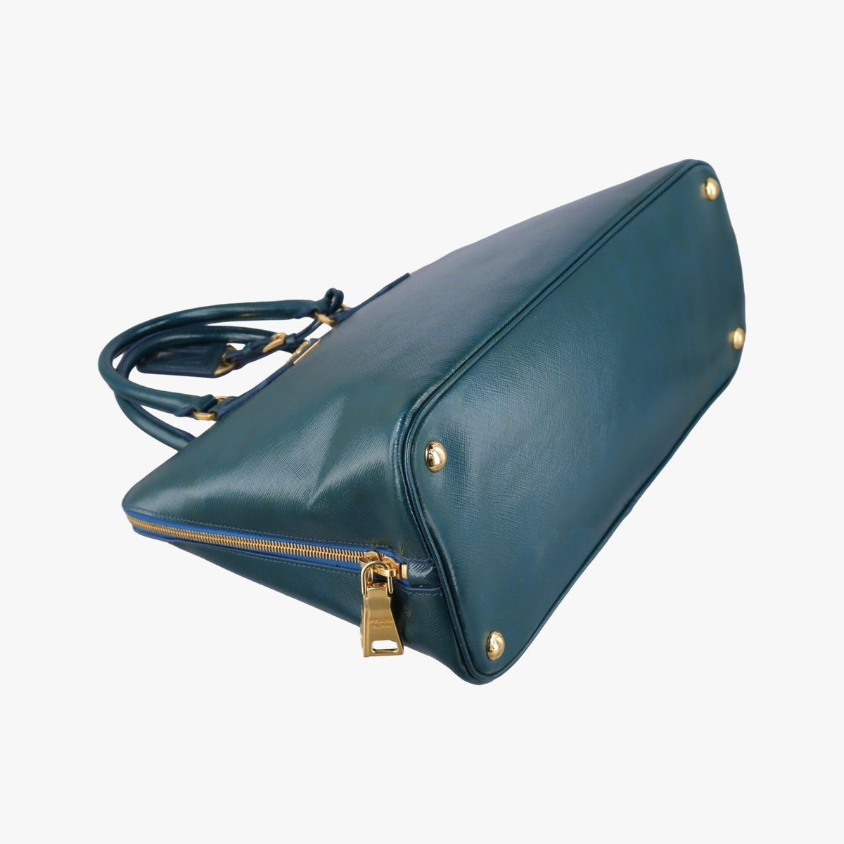 Prada Promenade Green Patent Saffiano Leather — view 5