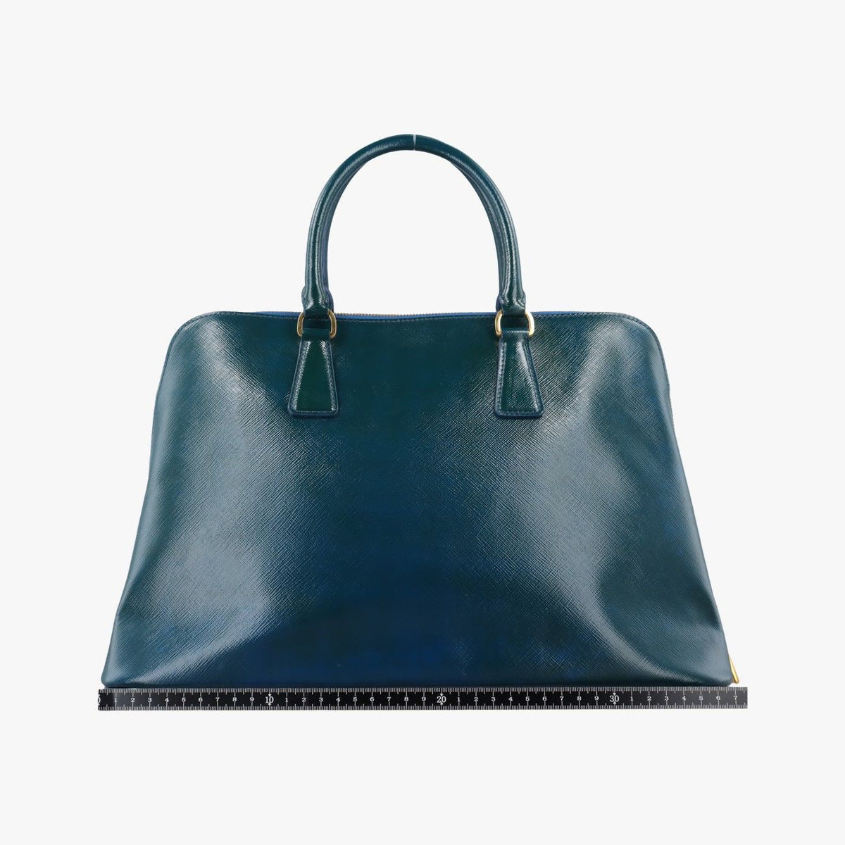 Prada Promenade Green Patent Saffiano Leather — view 2
