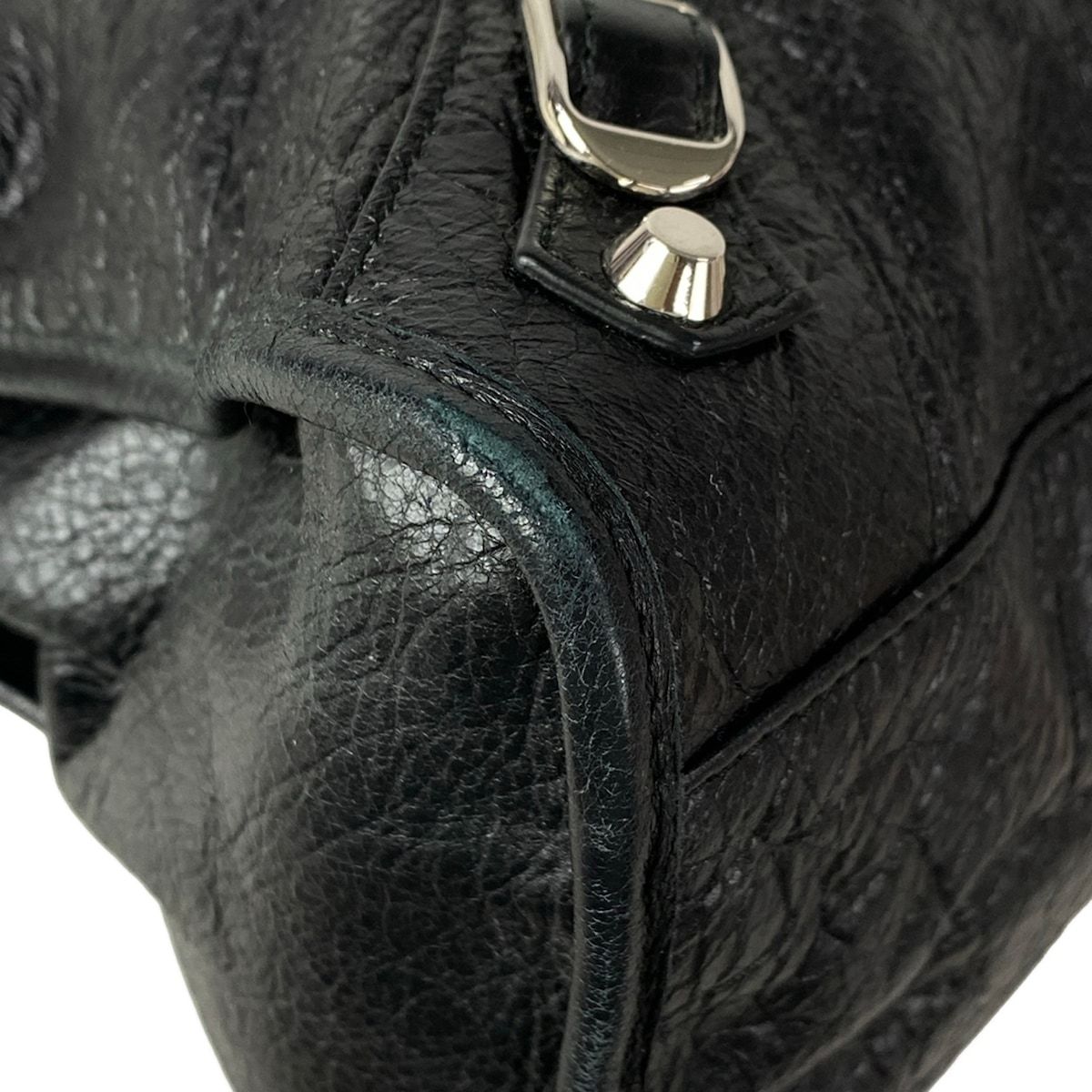 Balenciaga Handbag the City Black Leather — view 7