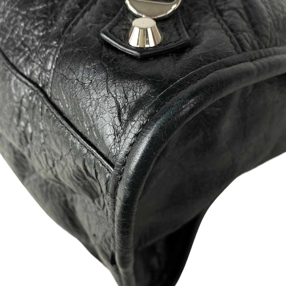 Balenciaga Handbag the City Black Leather — view 6