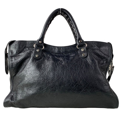 Balenciaga Handbag the City Black Leather — view 3
